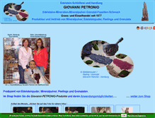 Tablet Screenshot of petronio.de